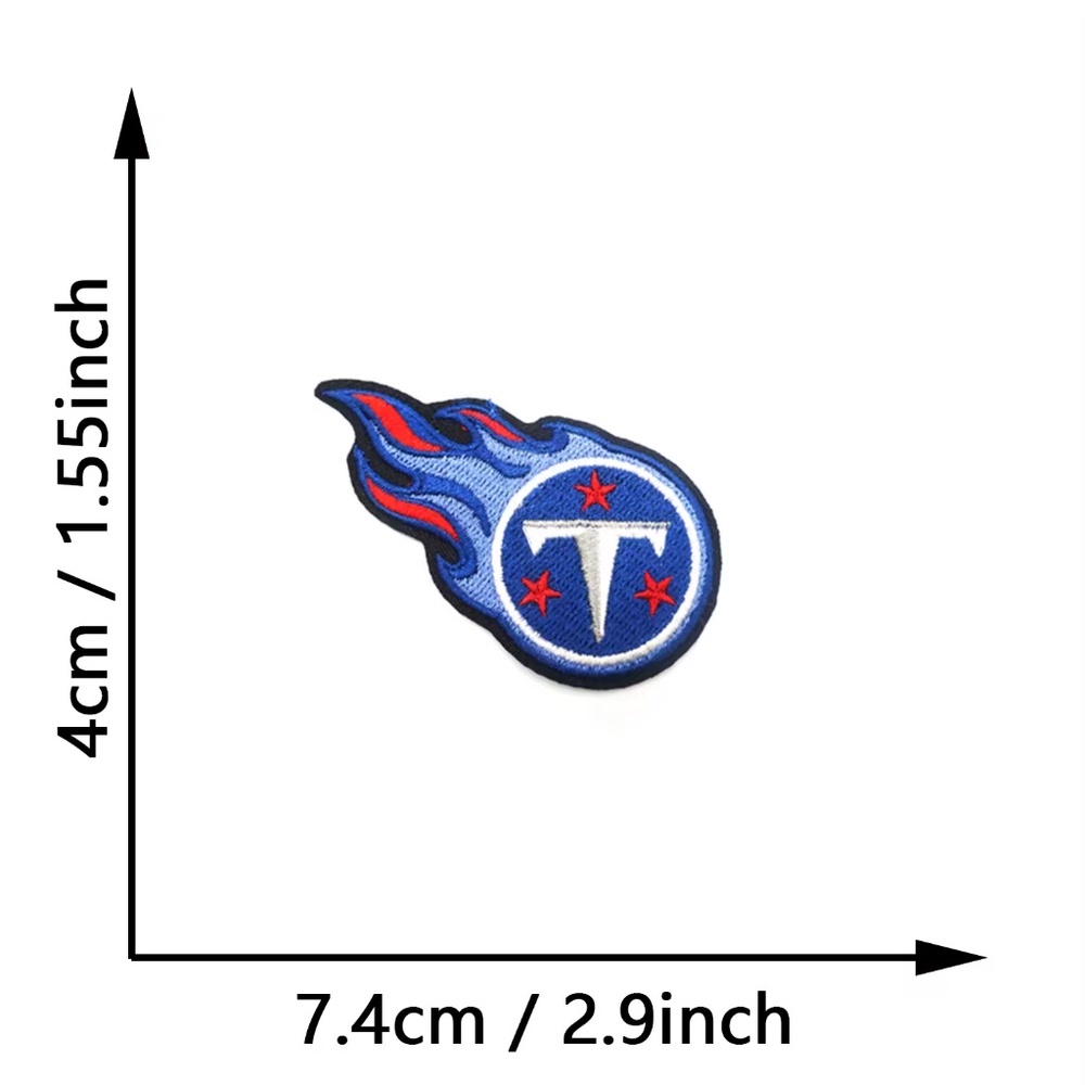 Tennessee Titans NFL Patches DIY Football All Teams Embroidered